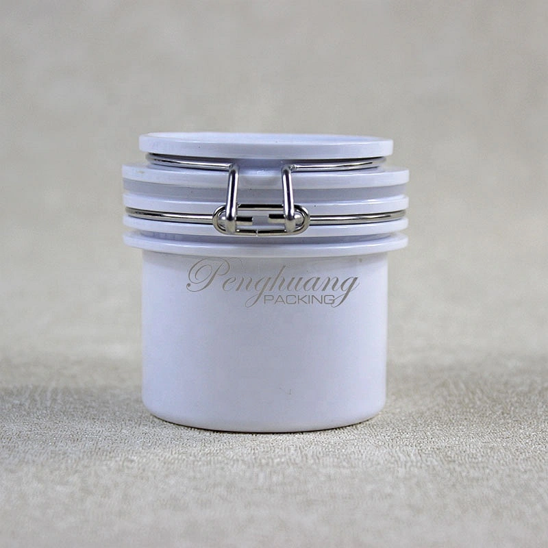 Hot Style Glasslike Wire Bail Jar 80ml Plastic  Food Grade PET Plastic Cookie Jars Wholesale from China