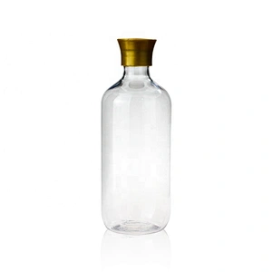 16 OZ / 480ml  good quality transparent empty pet plastic bottle hand sanitizer  pump bottle