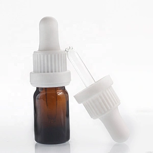 Amber color Glass bottles with Dropper Manufacturers Hot Sale 5ml Custom color Silk Body 5ml Essential Oil Bottles