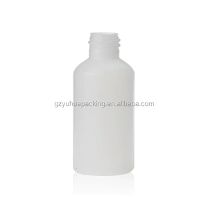 60ml Empty White Plastic PE Liquid Plastic Bottle with Screw Cap
