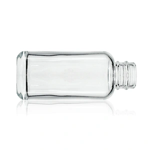 Cosmetic Packaging Skin Care 30ml Container Round Foundation Lotion Glass Bottle With Pump for Beauty