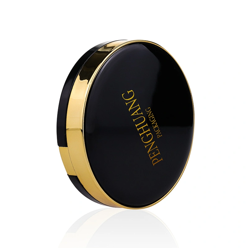 All Hours Cushion Compact Foundation Case Empty Round Pressed Compact Powder Case with Mirror
