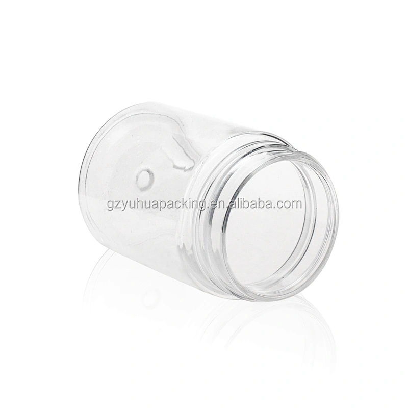 60ml 2oz PET transparent packaging cosmetic and food jar with screw lid