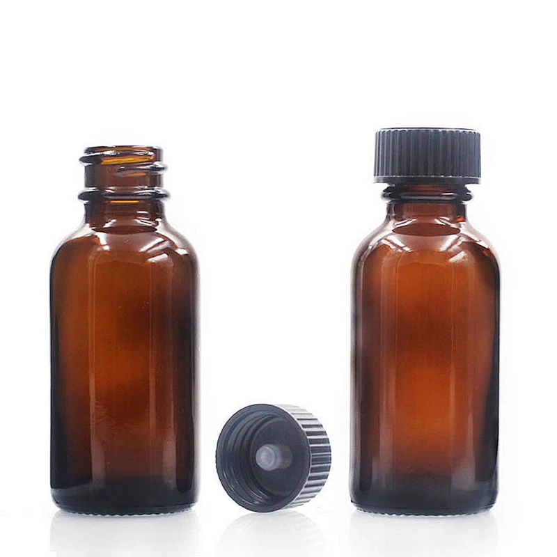 Boston Glass Bottles Massage Oil Glass Dropper Bottle 30ml Amber Body