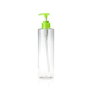 450ml Empty pet plastic bottle hand sanitizer bottle transparent pump bottle