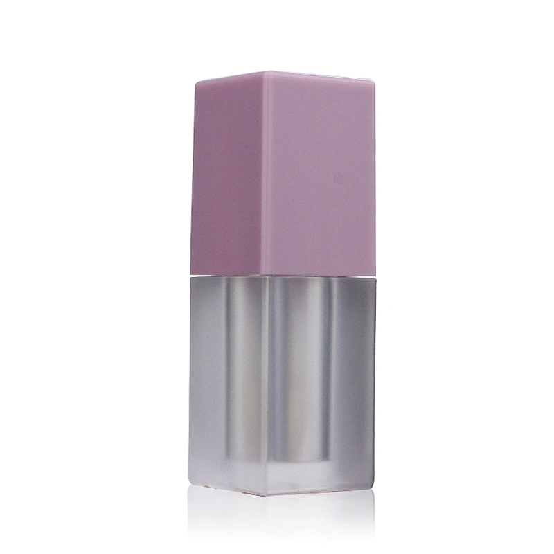 Empty PETG Lip Gloss Tube Skincare Packaging Cosmetic Container with Wands