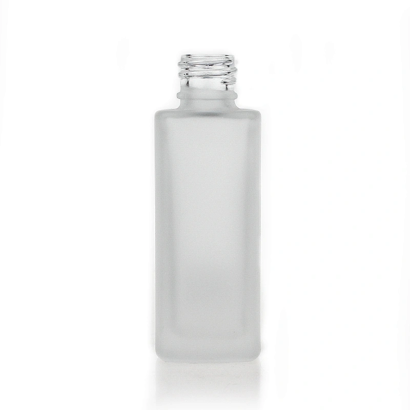 30ml empty  glass serum bottles foundation bottle  black pump with cap for cosmetic packaging