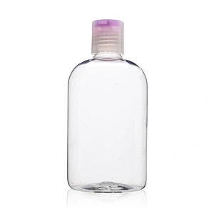 fat round empty plastic bottle 300ml 360 ml 500ml clear plastic Shampoo PET personal care lotion bottle container OEM supplier