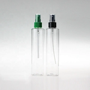 Slender shape clear 250ml Empty Plastic spray bottle  sanitizer bottle with cap/ dip /lotion pump