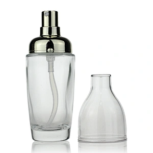Frosted cosmetic packaging bottles jars with brown pump caps 30g 50g 40ml 120ml 150ml lotion bottle set