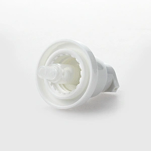 Reliable manufacturers full cover cap plastic cosmetic 18/410 mist perfume crimp sprayer pump