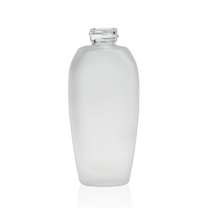 empty cosmetic Factory supply frosted for foundation glass bottle make up packaging with squeeze pump