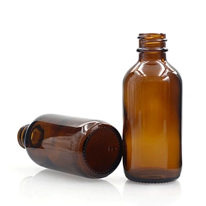 Boston Glass Bottles Massage Oil Glass Dropper Bottle 60ml Amber Body