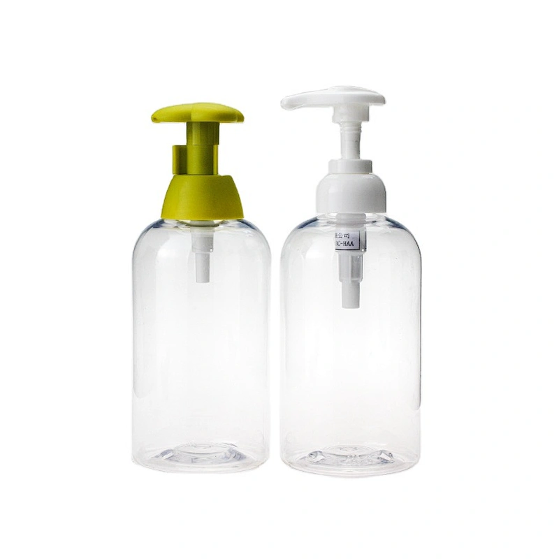 350ml Recycling Empty Plastic PET Bottle Packaging Lotion Pump Shampoo Bottle hotel shampoo bottles