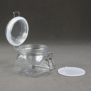 450ml 15oz Can Food Pet  Candle Easy Open Lid Dog Beverage Candy Plastic Canning Jar for Food Jam