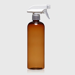 610ml Eco Friendly Amber Empty Plastic PET Bottle Container