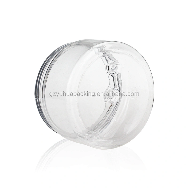 120ml transperate  pet cream and food jar can