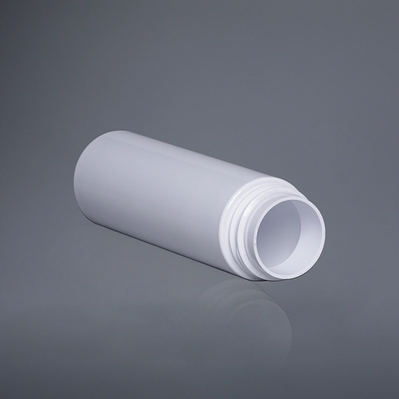 250ml Empty White Plastic Pump Sprayer Bottle with Brush