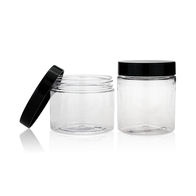 240ml Environmentally friendly Plastic PET Empty Packaging Jar Containers