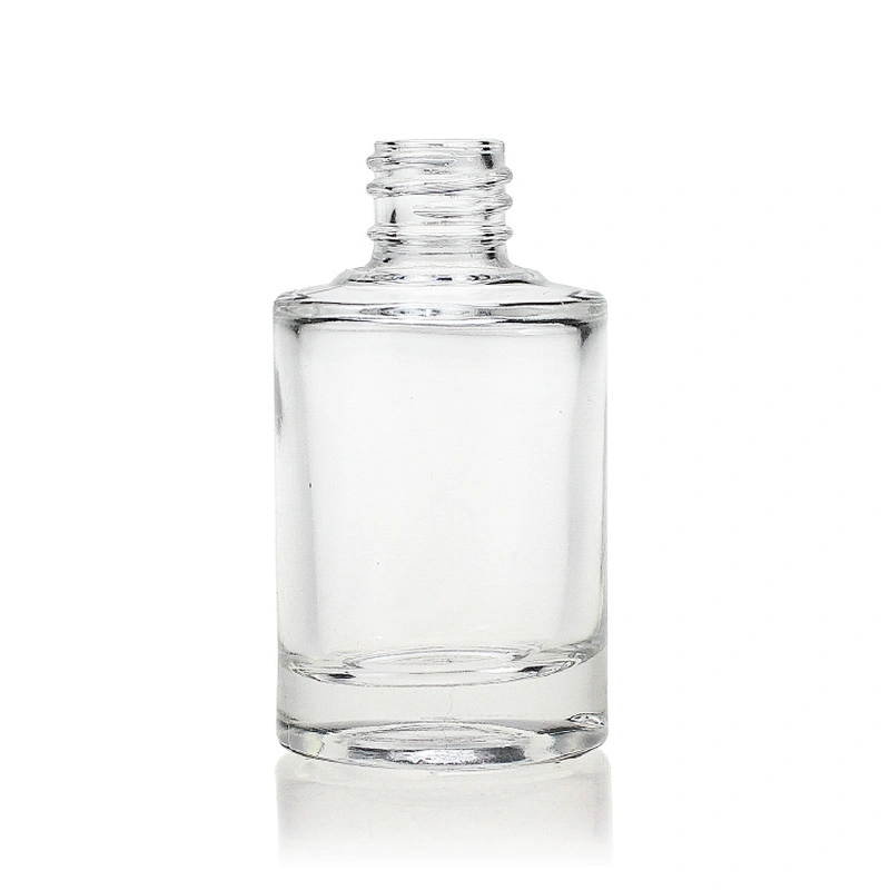 empty glass foundation bottles 30ml  for cosmetic packaging electroplate container gold dropper with cap