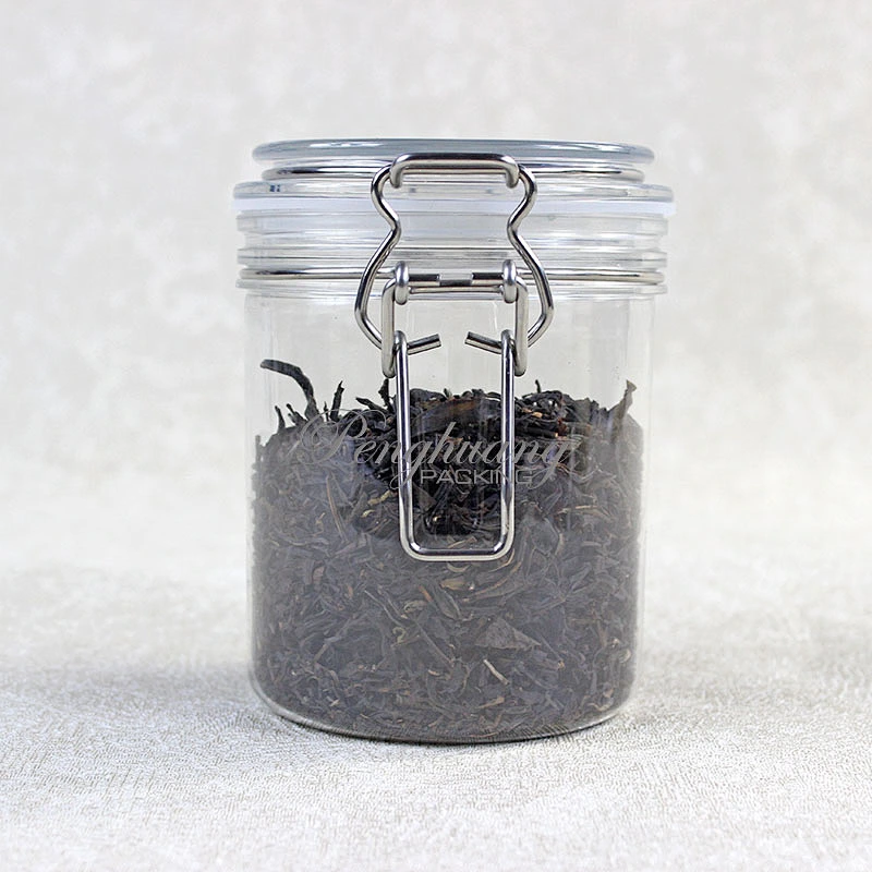 550ml round shape airtight container kilner Jar with clasp lock lid wire bail jar for  cosmetic skin care /canned food