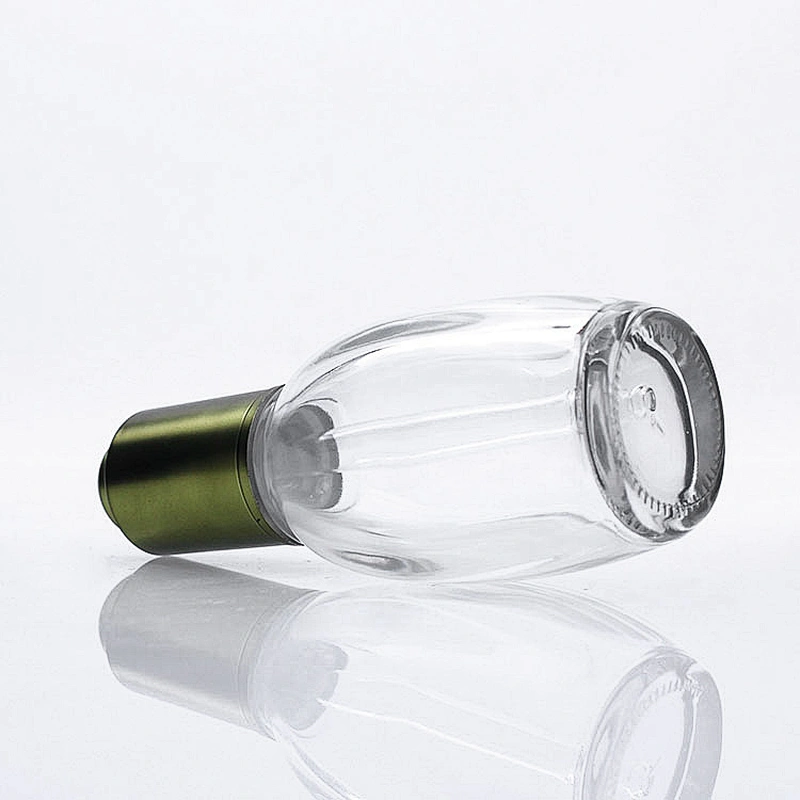Superior Quality round shape 45ml Massage serum  Essential Oil Clear Glass Dropper Cosmetic Bottles