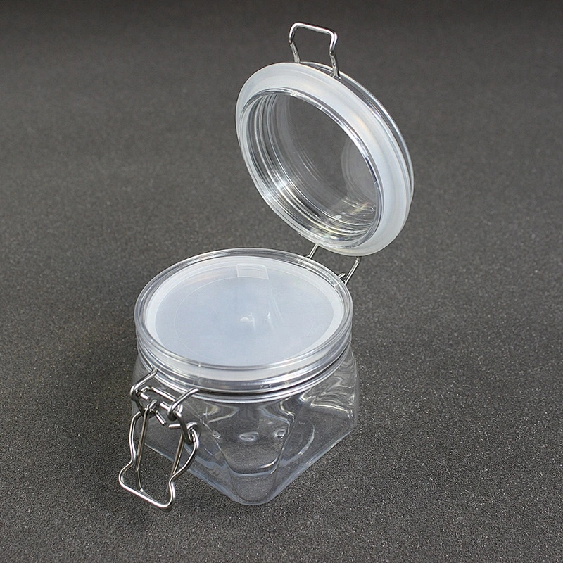300ml Can Food Pet  Candle Easy Open Lid Dog Beverage Candy Plastic Canning Jar for Food Jam