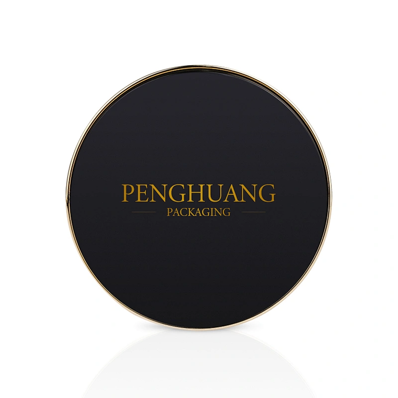 Air Cushion Box high quality compact foundation case empty round pressed  compact powder case with mirror