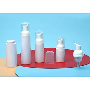 Hand Sanitizer Mousse bottle PET Plastic in Stock Portable Antibacterial Clear 50ml cosmetic gel Body Industrial Surface