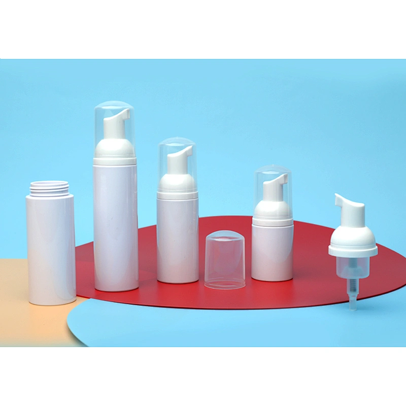 Hand Sanitizer Mousse bottle PET Plastic in Stock Portable Antibacterial Clear 50ml cosmetic gel Body Industrial Surface