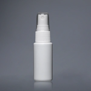 30ml 1oz Recycling White Empty Plastic PE Fine Mist Sprayer Bottle