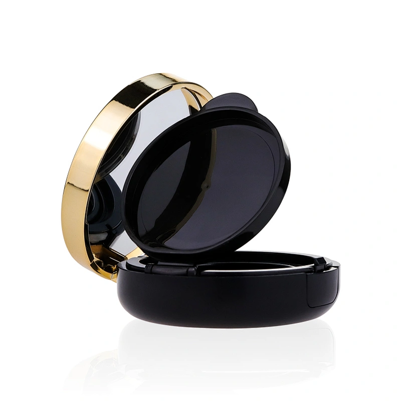 Air Cushion Box high quality compact foundation case empty round pressed  compact powder case with mirror