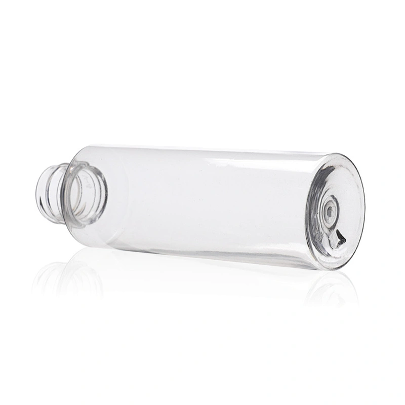 Customized 30ml 50ml 60ml clear plastic Shampoo PET bottle plastic personal care lotion bottle container OEM manufactory