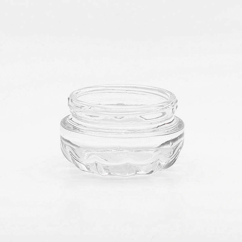 Clear Glass jar 30g 50g Custom lid Face Cream Jars Container Manufacturers Cosmetic Packaging Set for Skin Care Good Jar