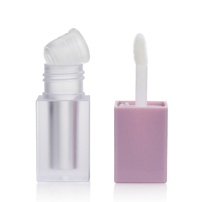 Empty PETG Lip Gloss Tube Skincare Packaging Cosmetic Container with Wands