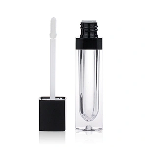 Luxurious Shape AS Lip Gloss Tube Skincare Packaging Cosmetic Container with Wands