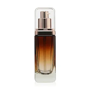 Square Glass Bottles Amber Glass Lotion Bottle 40ml/100ml/120ml Clear Custom Face Oil Bottles Container Manufacturers Set