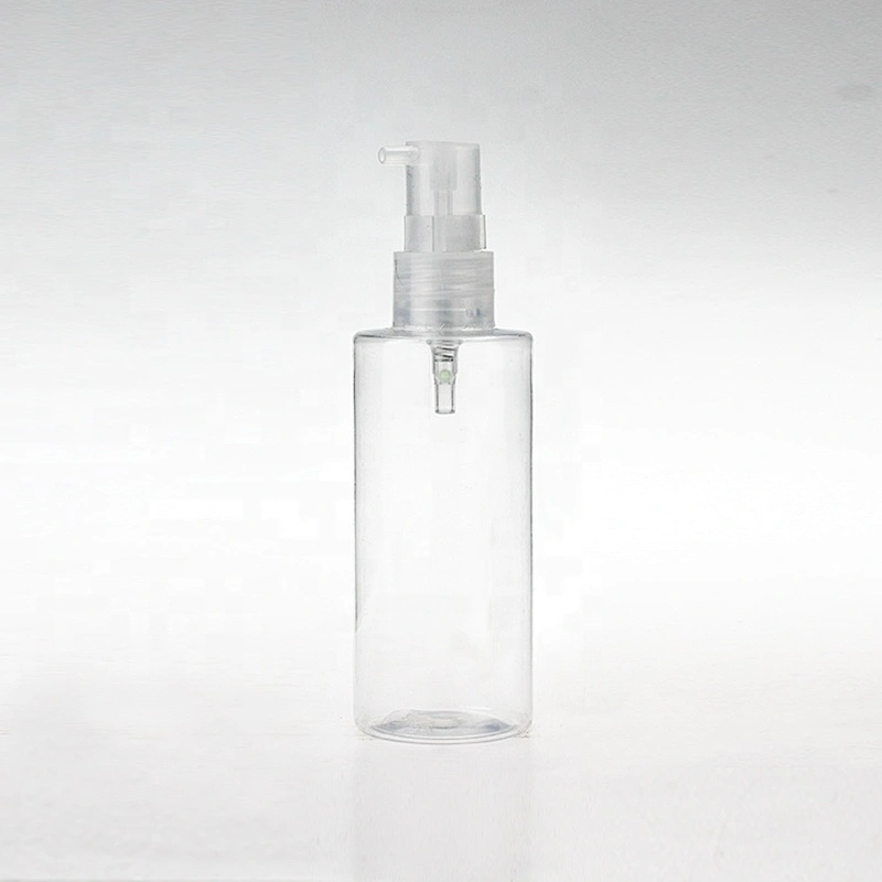 100ml empty pet plastic bottle with pump dispenser for wash free hand sanitizer and alcohol liquid soap body wash