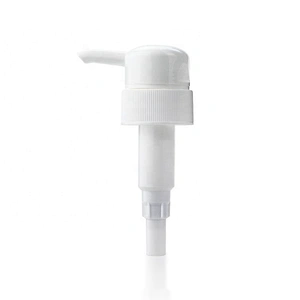33/410 White Color Cosmetic Bottle Usage Plastic Lotion Dispenser Pump