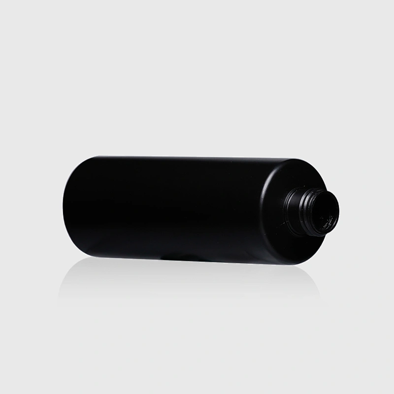 250ml Empty Black Plastic PE Liquid Soap Bottle with Lotion Pump