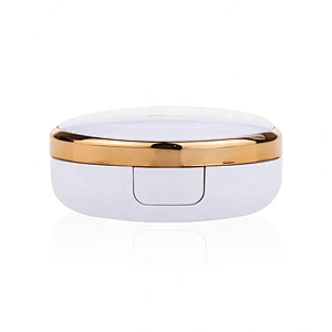 Air Cushion Box Empty Round Pressed Makeup Compact Powder Case with Mirror