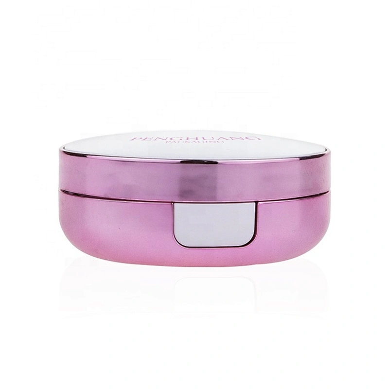 Air Cushion Box Empty Round Pressed Makeup Compact  Powder Case with Mirror