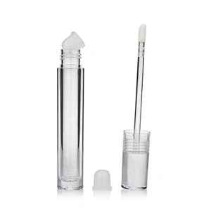 Empty PETG Lip Gloss Tube Skin Care Packaging Cosmetic Container with Wands
