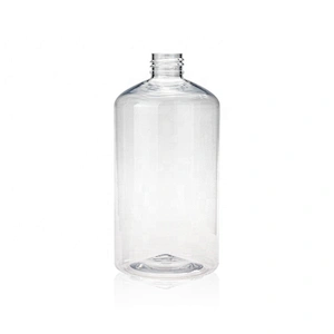 500ml Empty pet plastic bottle hand sanitizer bottle transparent pump bottle for gel