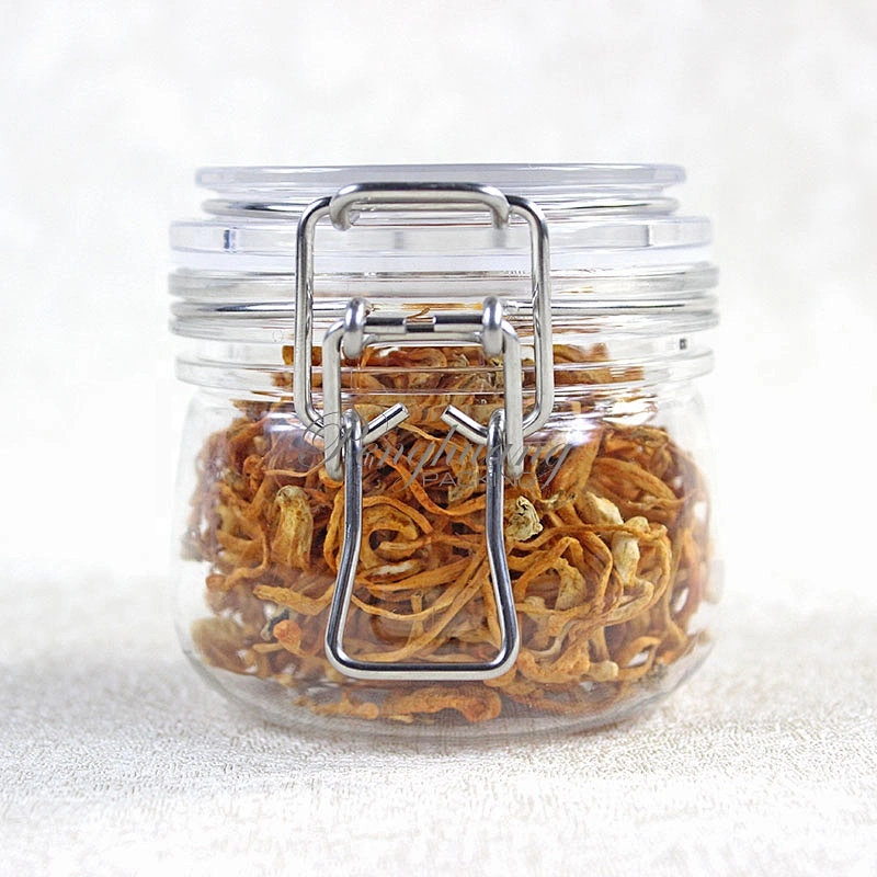 Can Food Pet 200ml Ball Shape Candle Easy Open Lid Dog Beverage Candy Plastic Canning Jar