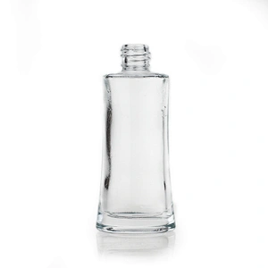 cosmetic packaging 40ml 1oz mpty Popular  Makeup Foundation Bottle With Red Pump