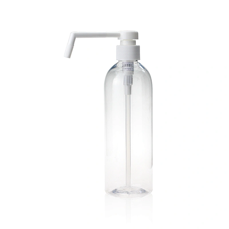 16oz 480ml Empty Clear Plastic PET Lotion Shampoo Pump Bottle