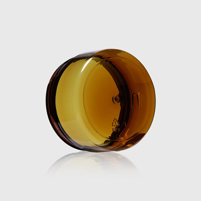 250ml Recycling Plastic PET Amber Empty Packaging Jar Containers