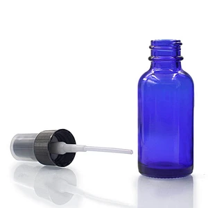 Boston Glass Bottles Massage Oil Glass Dropper Bottle 30ml Blue Body