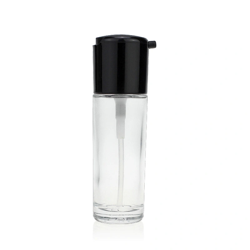 Wholesale Custom 30ml Special Pump Cosmetic Liquid Foundation Bottle Lotion Bottle Cosmetic Glass Bottle with Pump